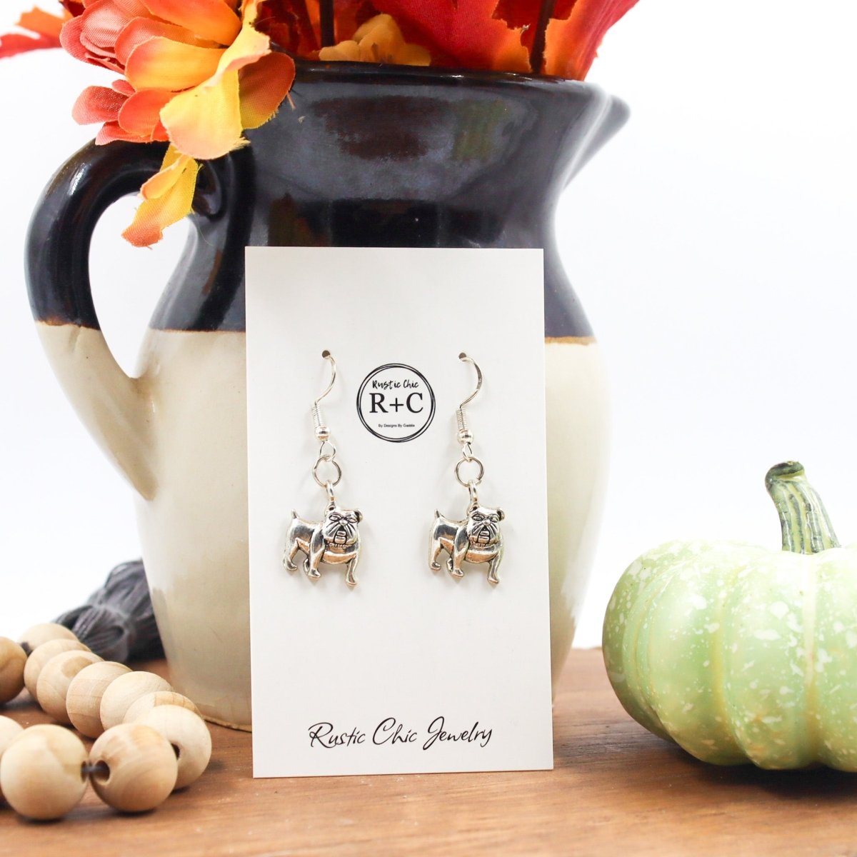 Rustic Chic by Designs By GaddisBulldog Drop Earrings