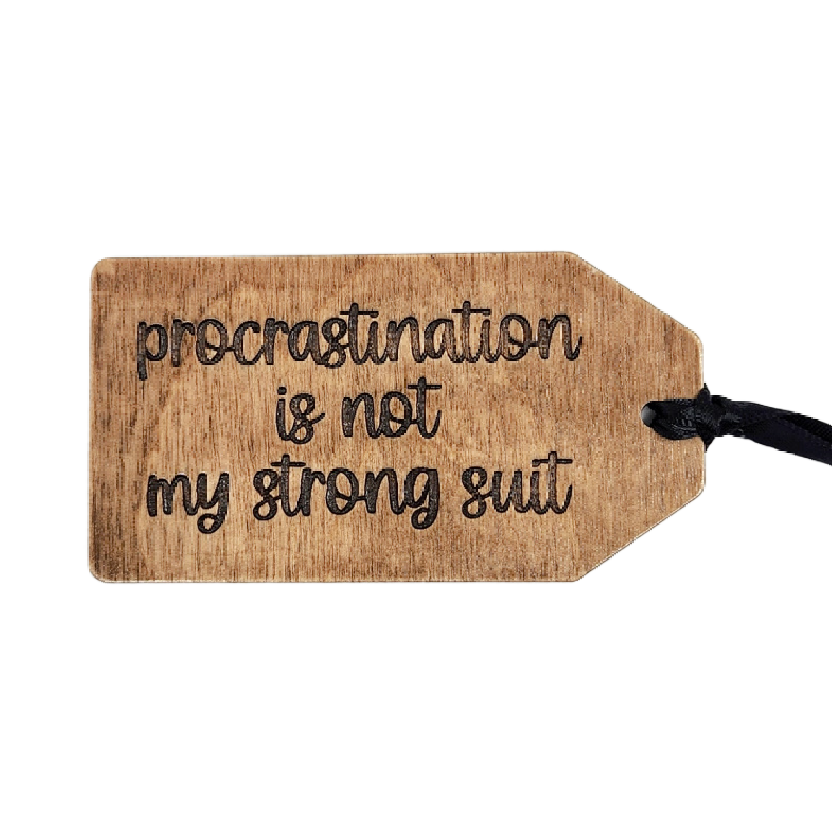 Funny Phrase Wood Gift/Stocking Tags