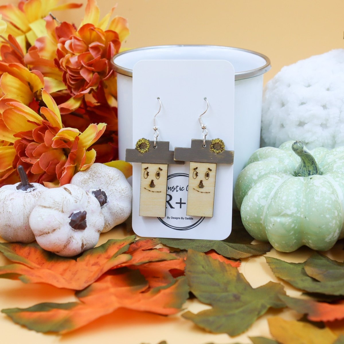 Rustic Chic by Designs By GaddisFall Scarecrow Drop Earrings