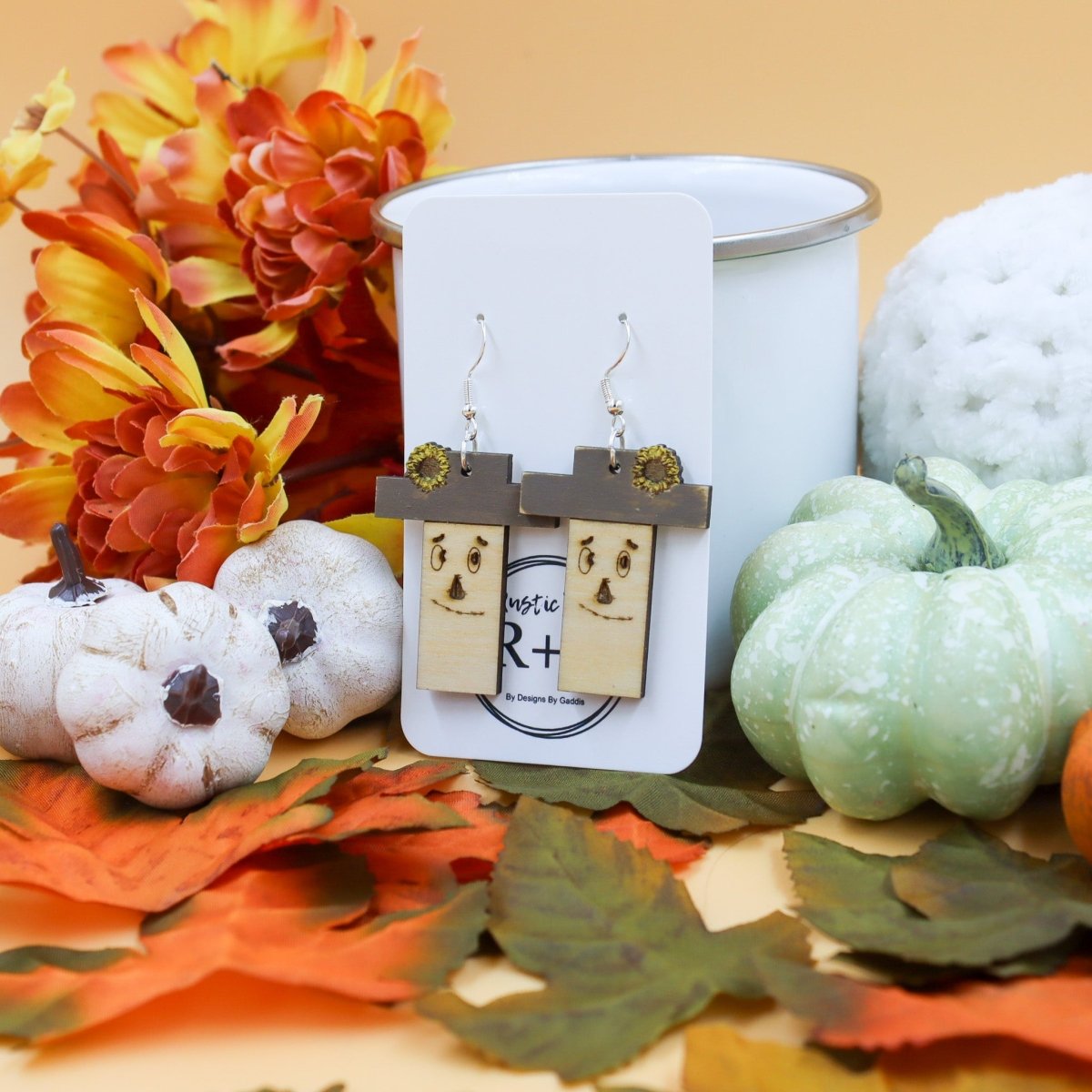 Rustic Chic by Designs By GaddisFall Scarecrow Drop Earrings