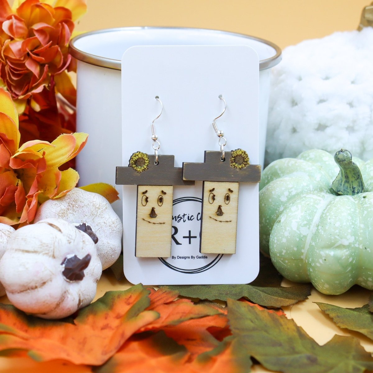 Rustic Chic by Designs By GaddisFall Scarecrow Drop Earrings