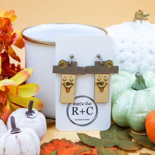 Rustic Chic by Designs By GaddisFall Scarecrow Drop Earrings