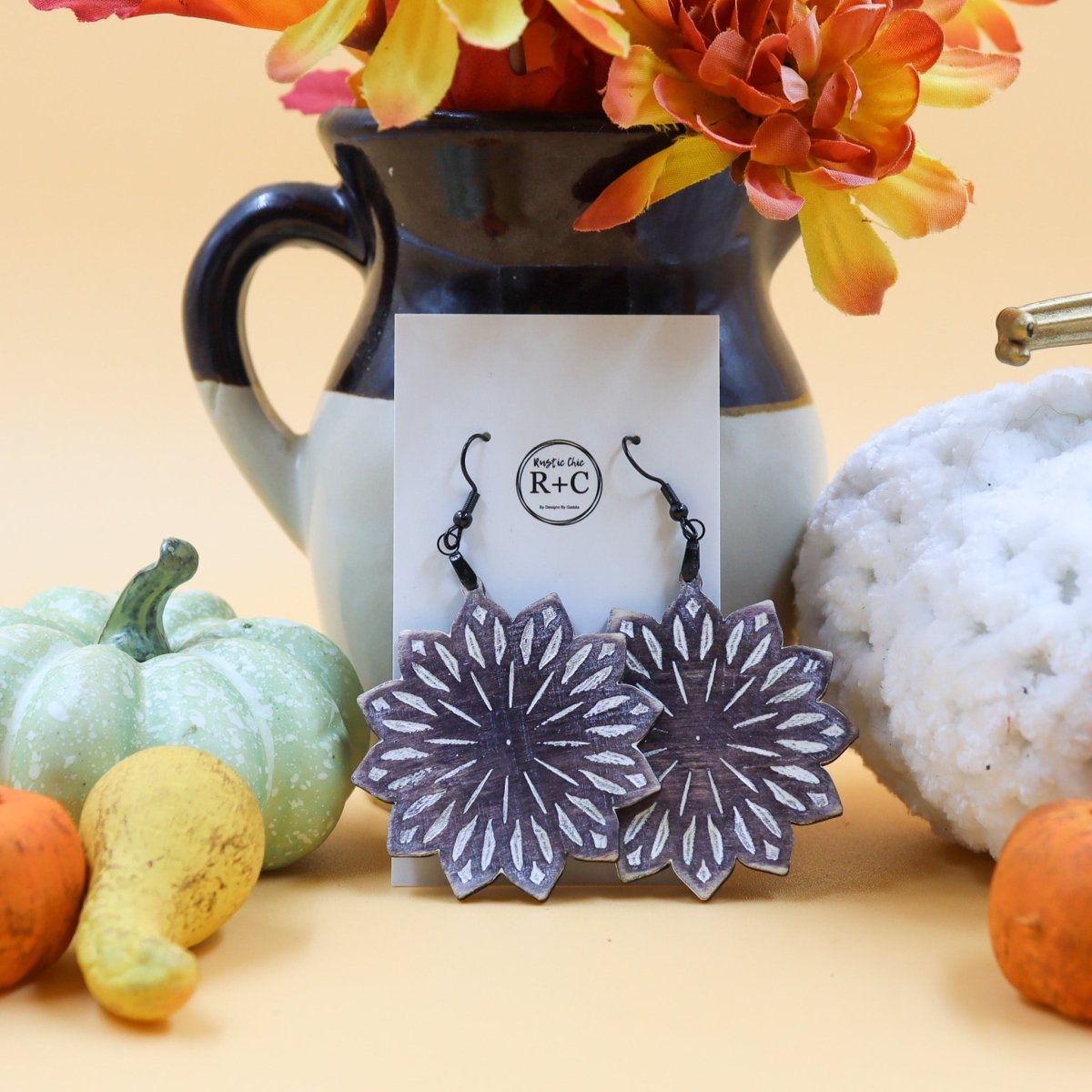 Rustic Chic by Designs By GaddisOversized Star Drop Earrings