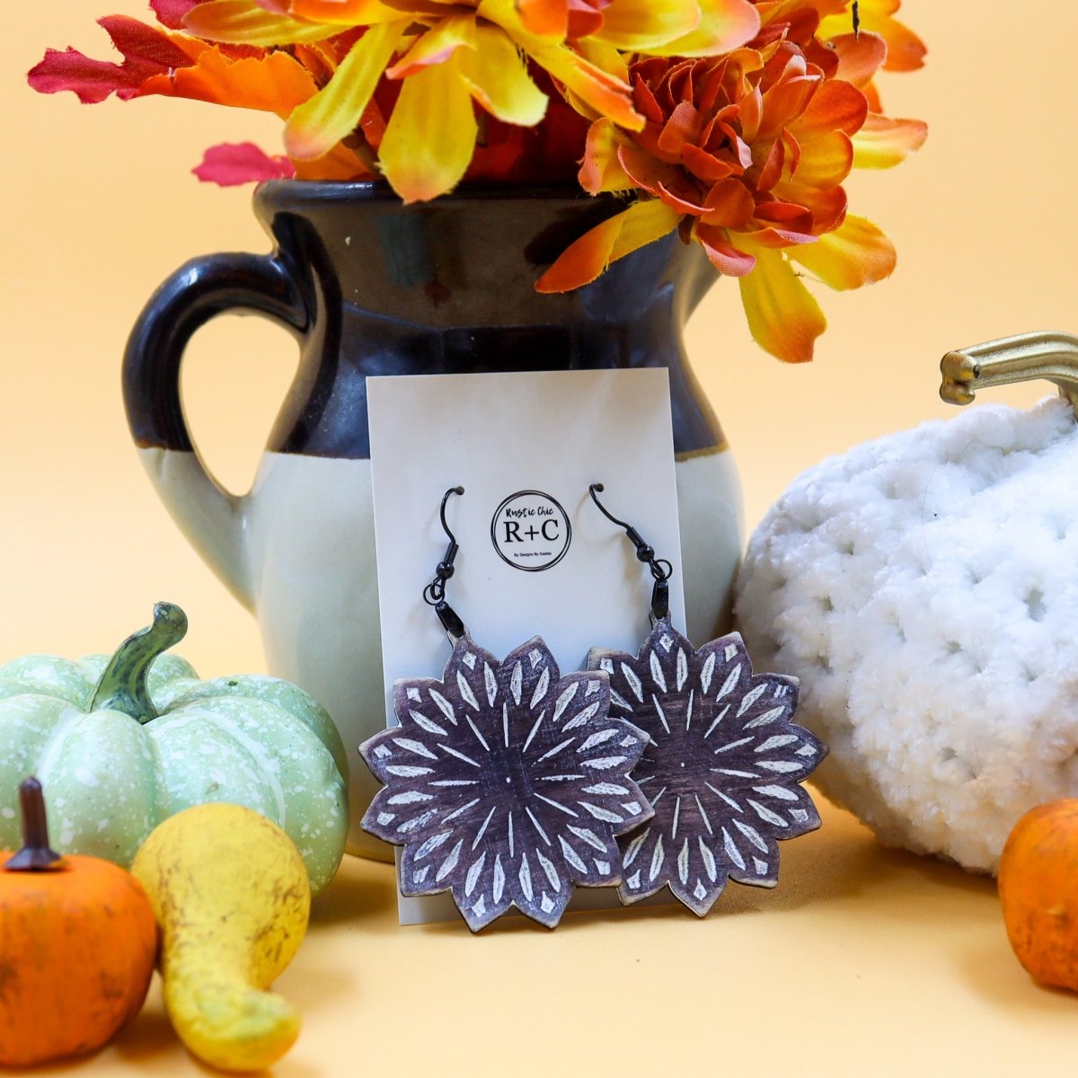 Rustic Chic by Designs By GaddisOversized Star Drop Earrings