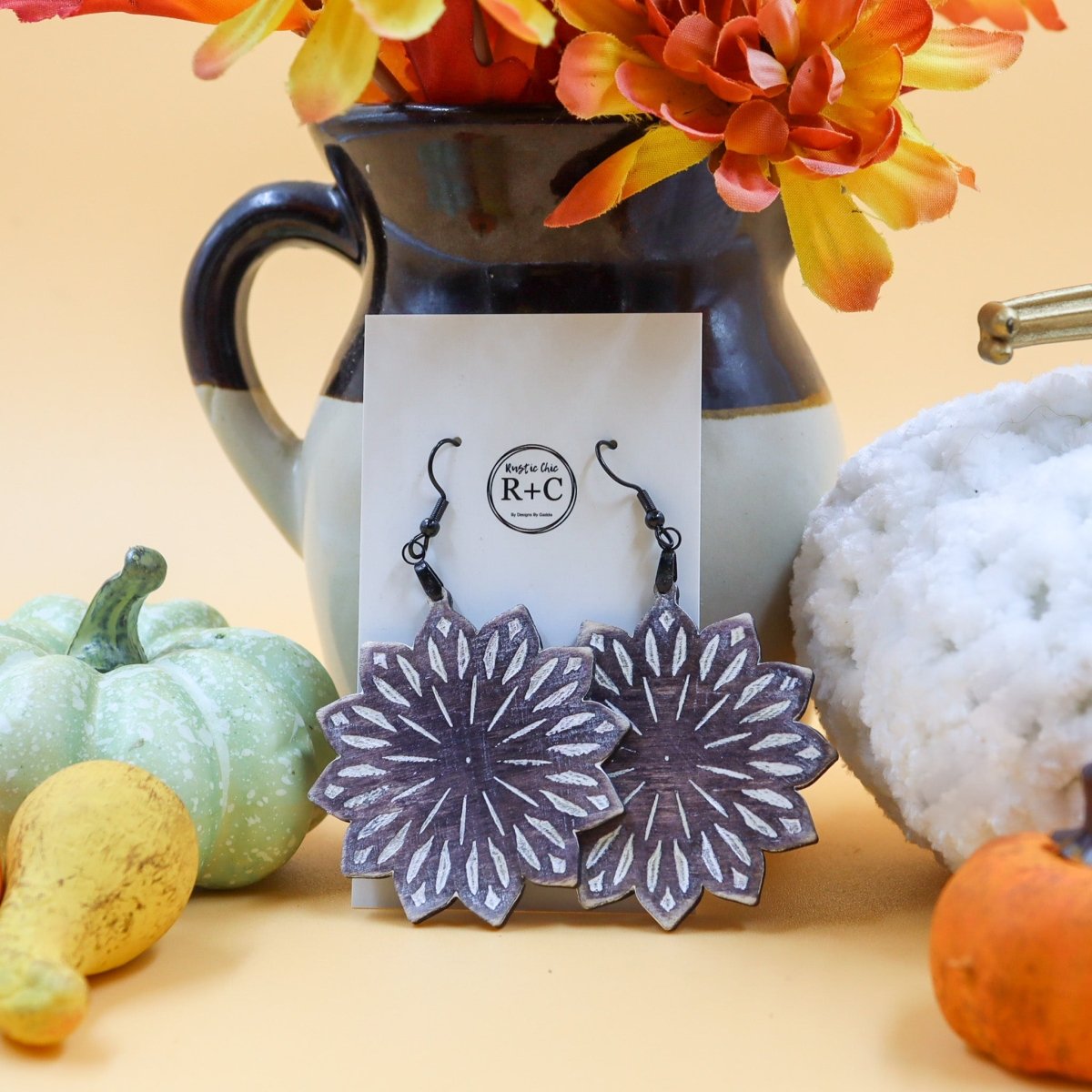 Rustic Chic by Designs By GaddisOversized Star Drop Earrings