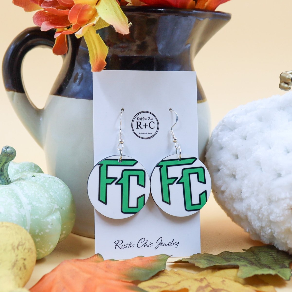 Rustic Chic by Designs By GaddisFranklin County Lions Drop Earrings