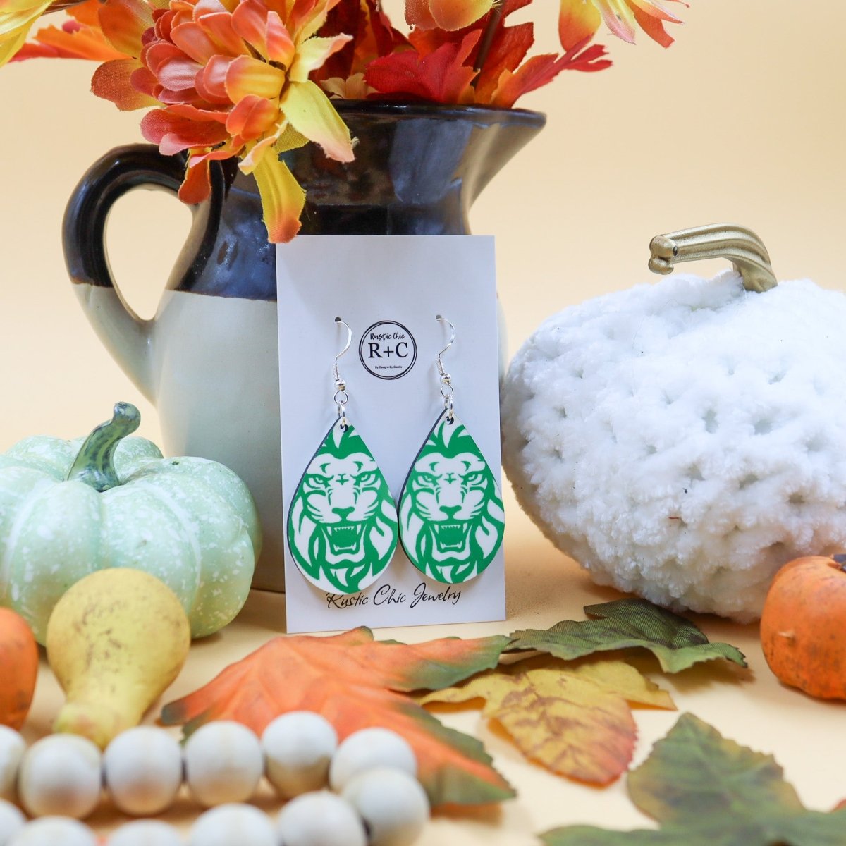 Rustic Chic by Designs By GaddisFranklin County Lions Drop Earrings