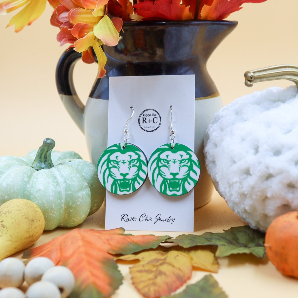 Rustic Chic by Designs By GaddisFranklin County Lions Drop Earrings