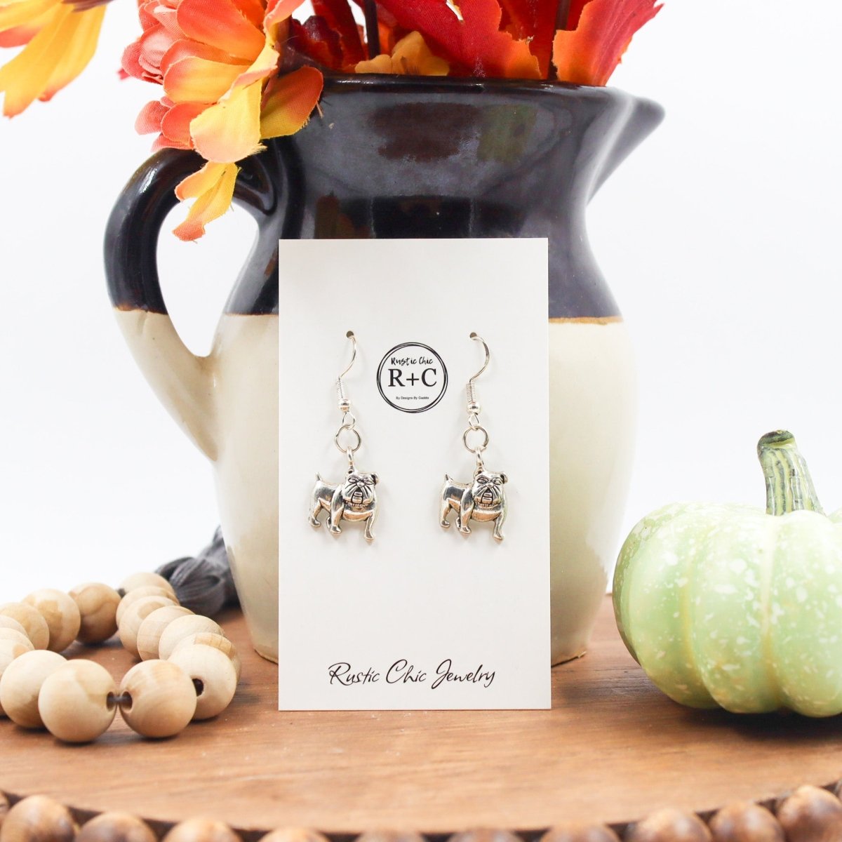 Rustic Chic by Designs By GaddisBulldog Drop Earrings